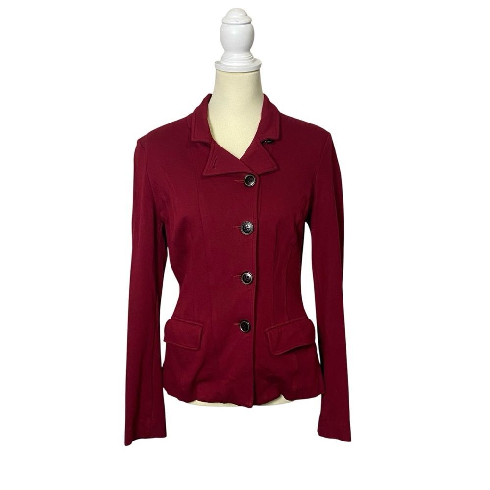 Cabi Rhubarb Red Outing Blazer Preppy Business Casual Women's Size 6